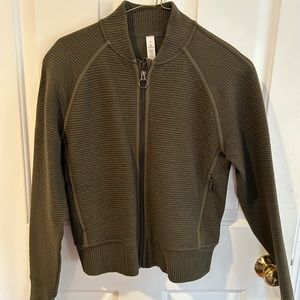 Lululemon Cotton Front Zip Jacket
